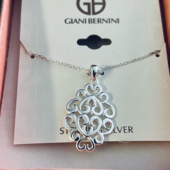 Giani Bernini Jewelry - Giani Bernini Sterling Silver Filigree Necklace